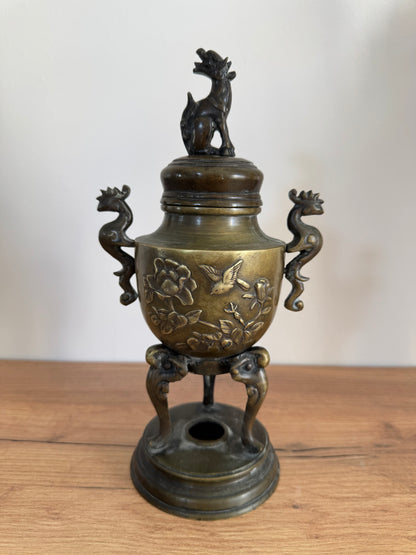 Lot de 3 objets bronze chinois ancien