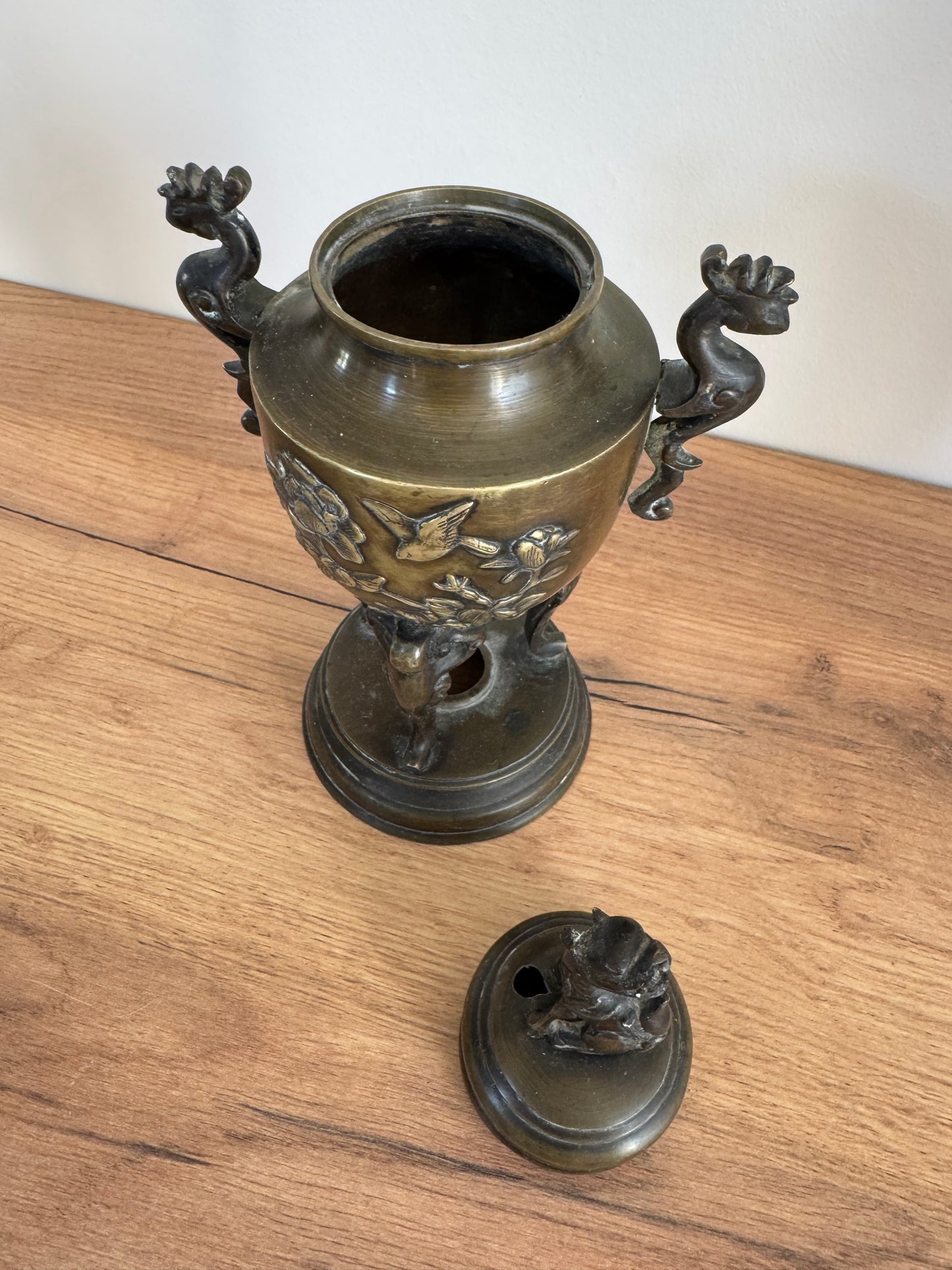 Lot de 3 objets bronze chinois ancien