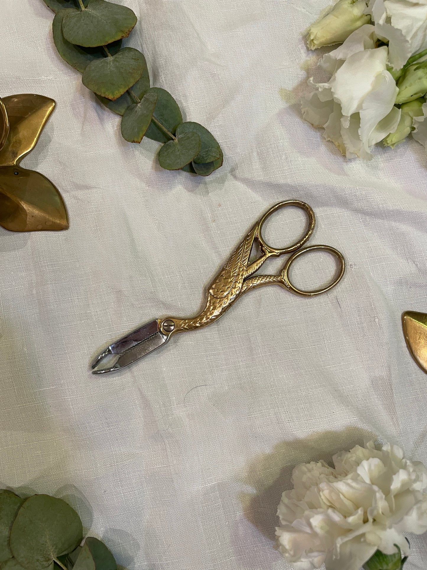 Pince à sucre cigogne vintage