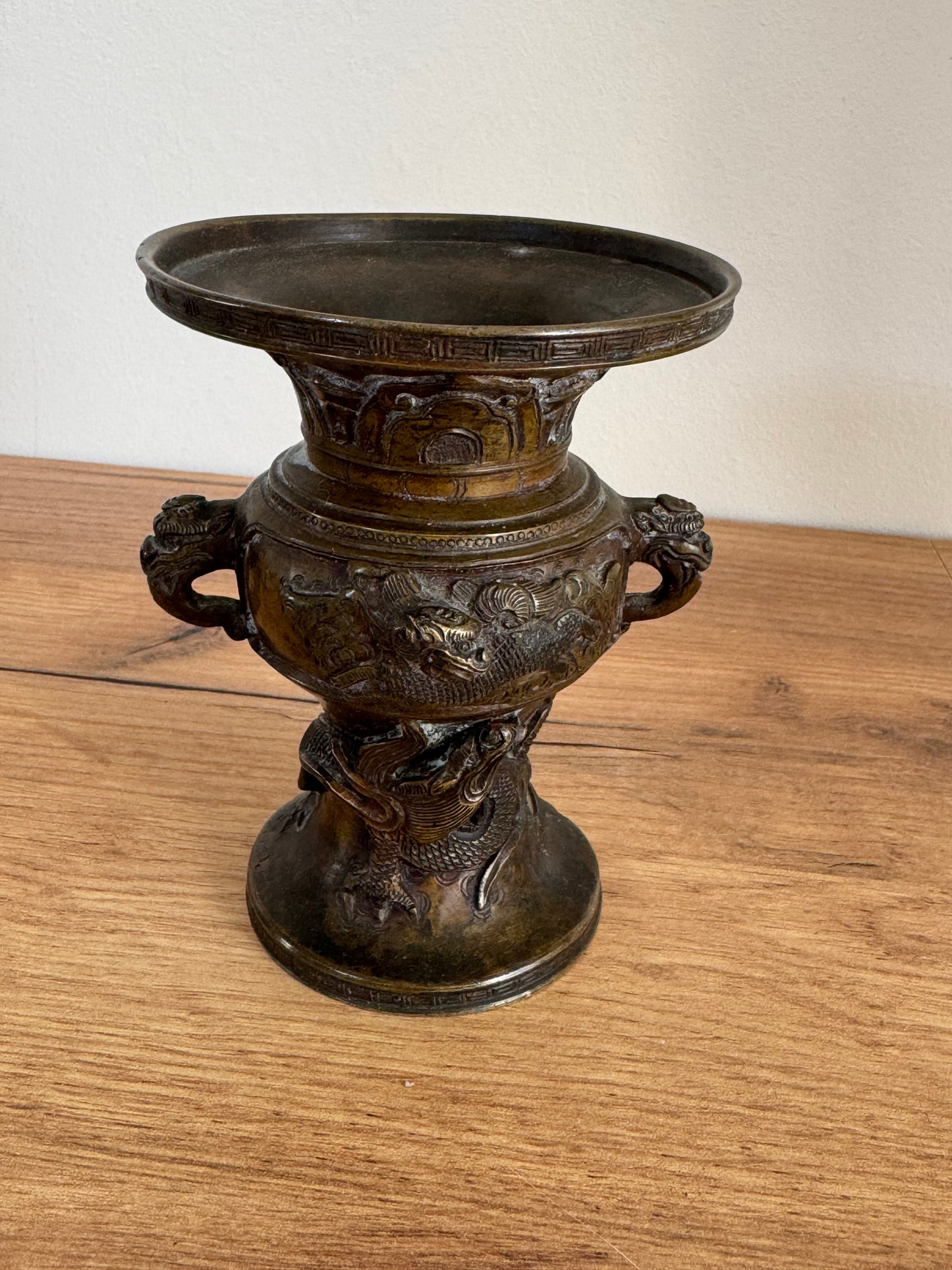 Lot de 3 objets bronze chinois ancien