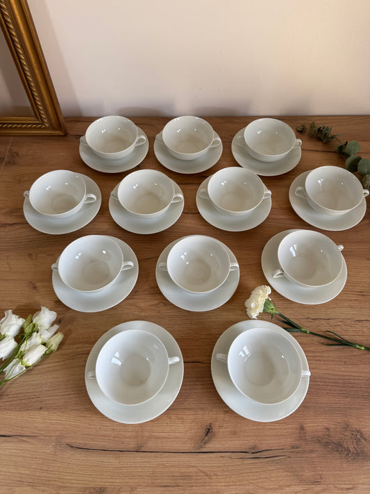 Service à café ou thé en porcelaine