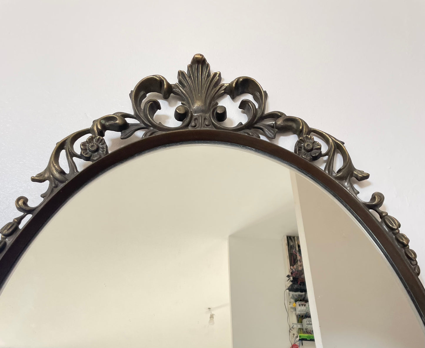 Miroir en bronze vintage