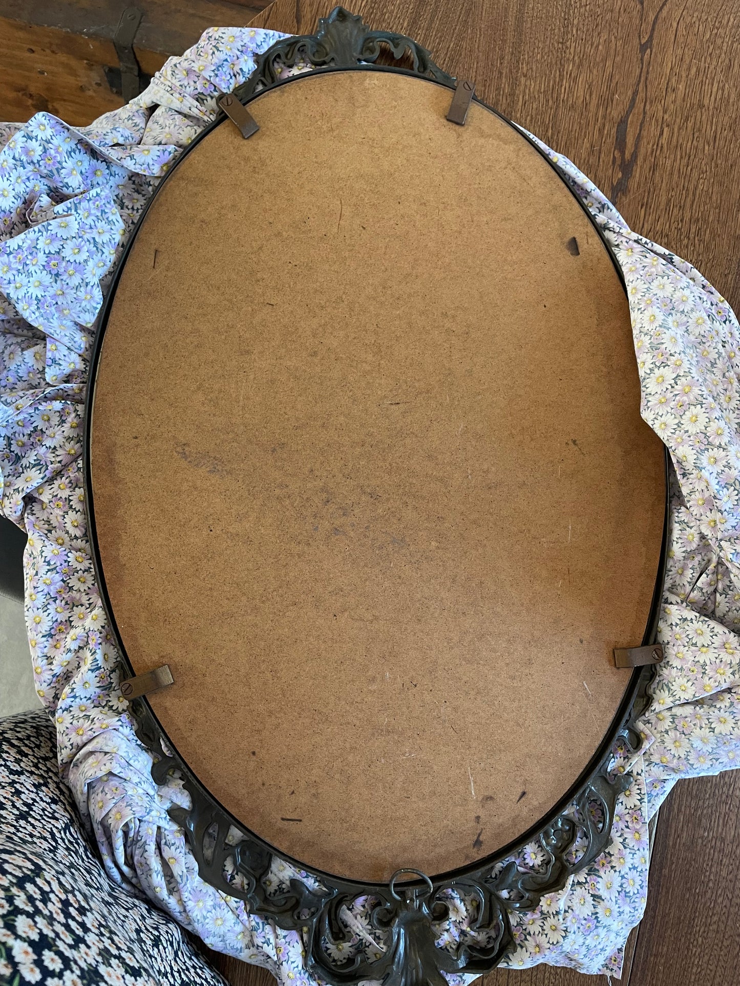 Miroir en bronze vintage