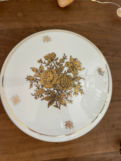 Bonbonnière en porcelaine de Limoges