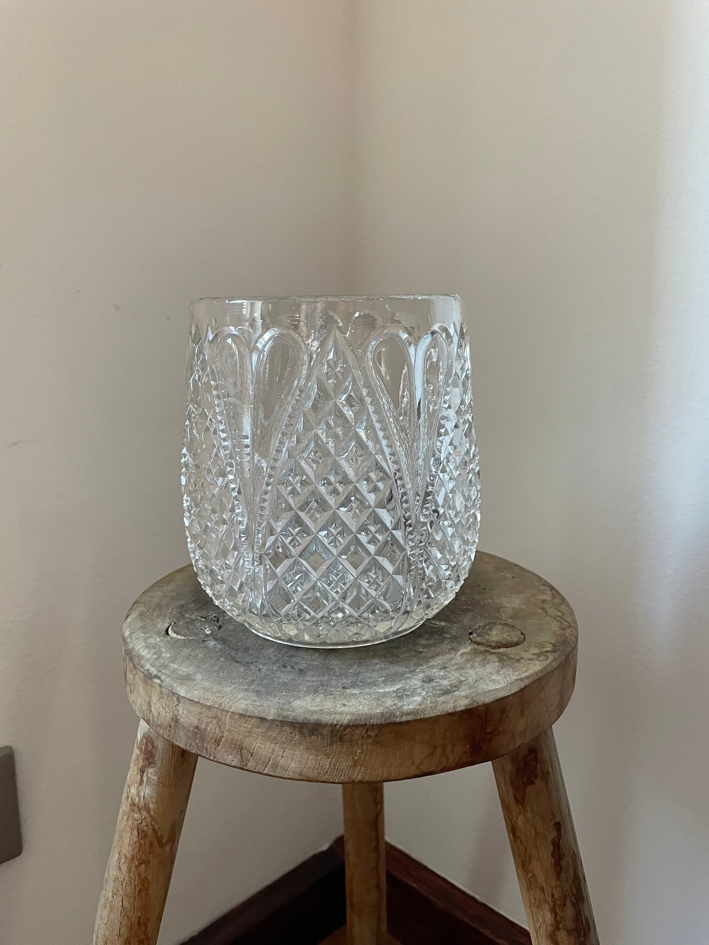 Vase rond en verre