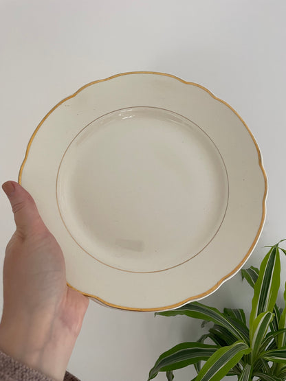 Assiettes dorées Villeroy & Boch x4