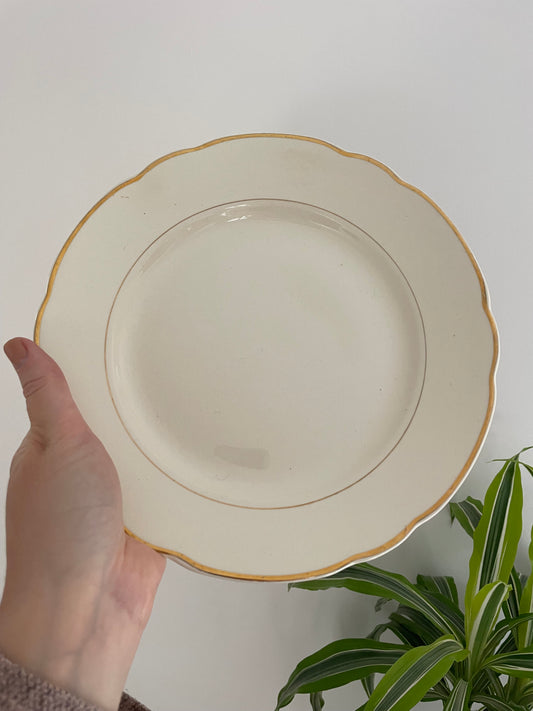 Assiettes dorées Villeroy & Boch x4