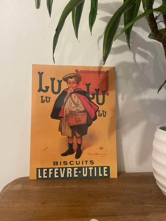 Affiche vintage LU